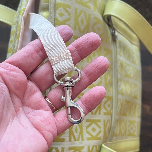 Pet Carrier Green Yellow Patterned Padded Vented Bag Tote Dog Cat - Picture 8 of 9